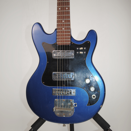 Vintage Unbranded 2 Pickup Stratoaster-Style Electric Guitar (Matsumoku Factory, Japan)