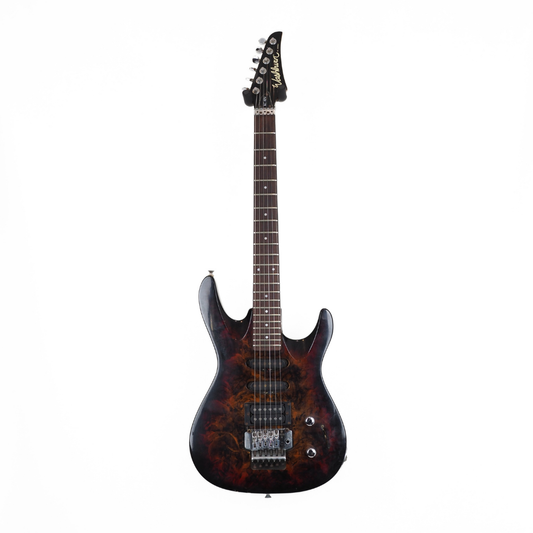 Washburn KC-40V KC Series Electric Guitar in Transparent Brown Burst