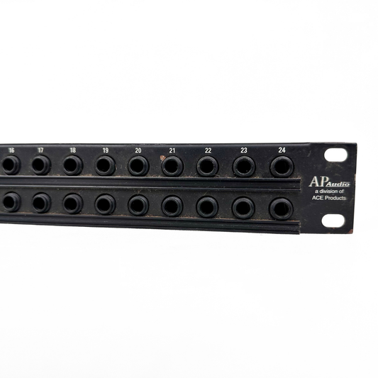 AP Audio Revan 24-Channel Rack Mounted Patch Bay