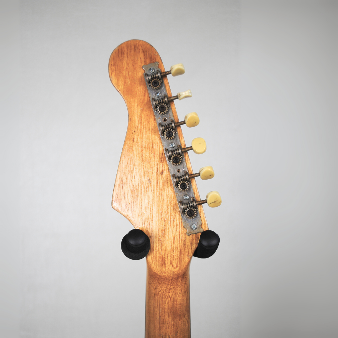 Vintage Unbranded 2 Pickup Stratoaster-Style Electric Guitar (Matsumoku Factory, Japan)