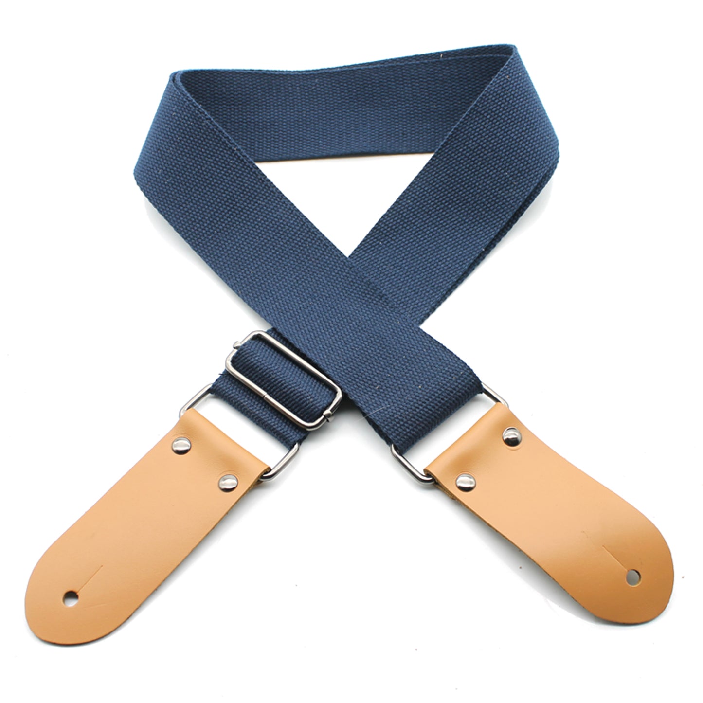DSL 50 50COTTON-NAVY Navy Blue Cotton Guitar Strap