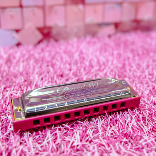 Hohner Progressive Series Limited Edition "Special 20 Pink" Harmonica in the Key of C