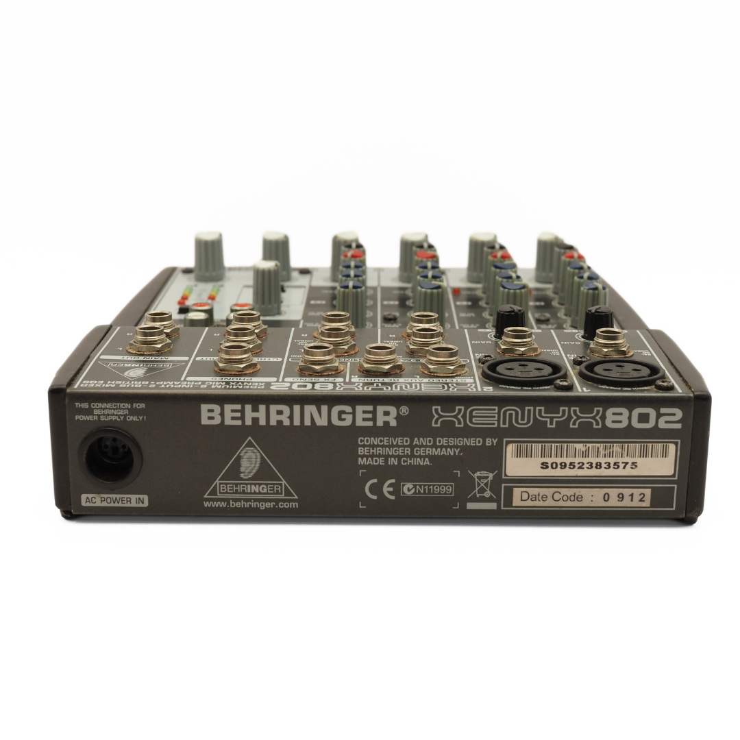 Behringer XENYX 802 8-Input 2-Bus Analogue Mixer