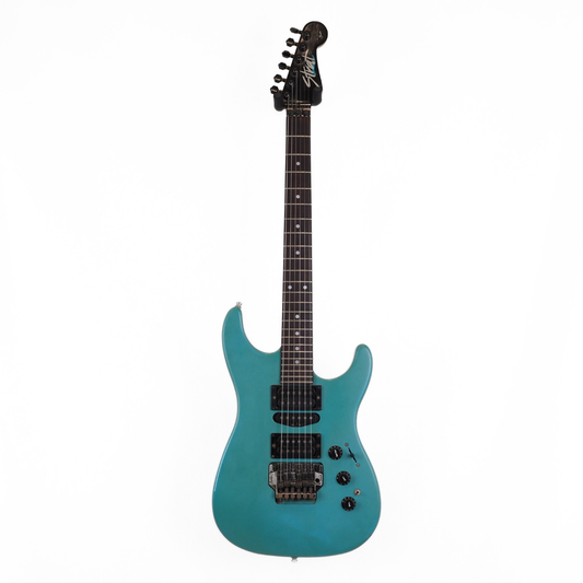 1989 Fender HM Strat Electric Guitar in Ice Blue