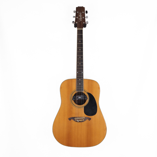 Vintage Vester VDN325 Dreadnought Acoustic Guitar with Soundhole Preamp System