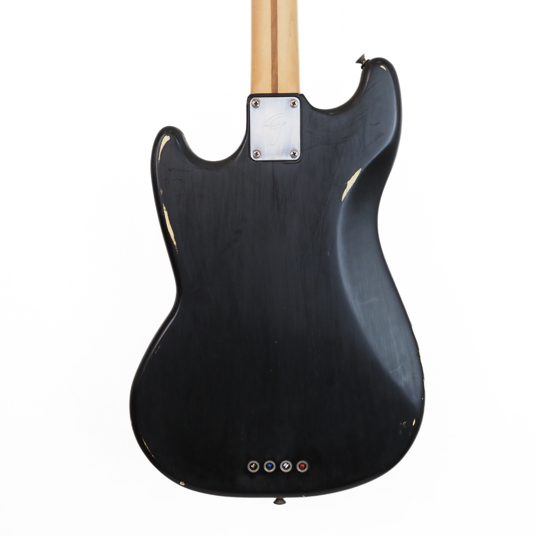 1977 Fender Mustang Short-Scale Bass Guitar in Custom Black Finish