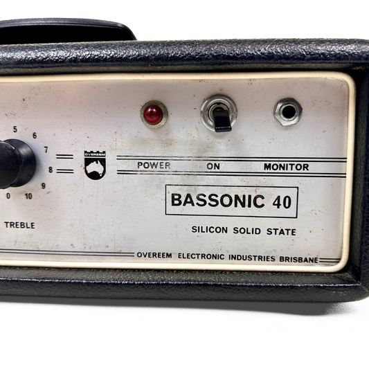 Overeem Bassonic 40 Silicon Solid State Bass Amplifier Head