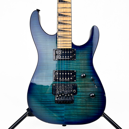 2007 Jackson DK2M Dinky Electric Guitar in Transparent Blue Burst