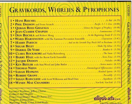 Various – Gravikords, Whirlies & Pyrophones (Experimental Musical Instruments) (CD, Compilation, Reissue)