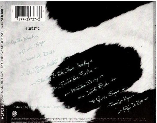 Jane's Addiction – Nothing's Shocking (CD, Album)