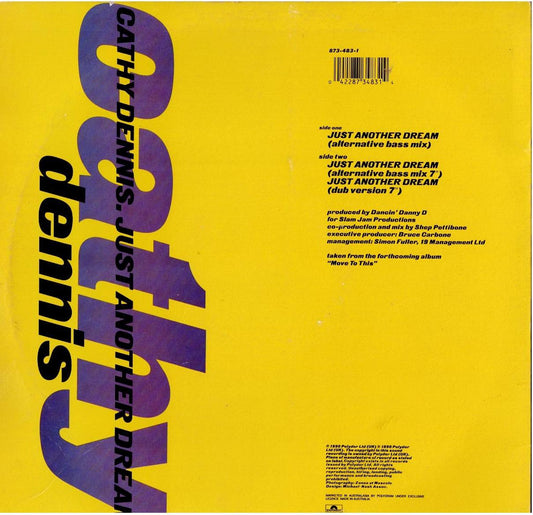 Cathy Dennis – Just Another Dream (Vinyl, 12", Limited Edition, Numbered)