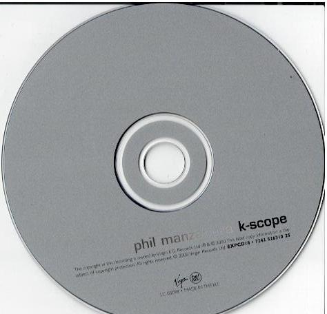 Phil Manzanera – K-Scope (CD, Album, Remastered)