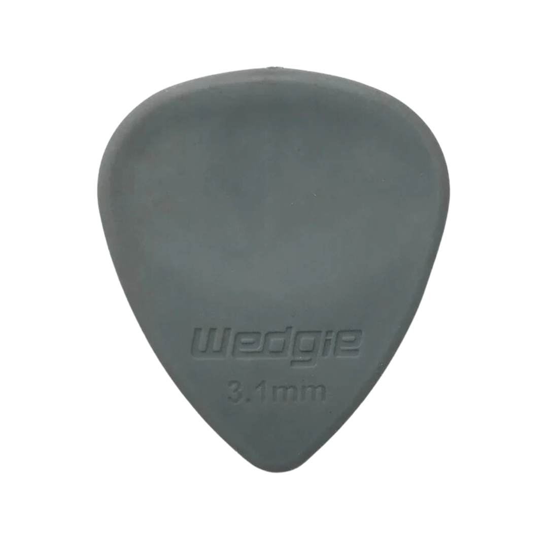 Wedgie 3.1mm Medium Rubber Pick (Single)