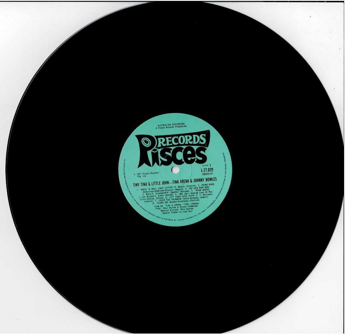 Tina Arena & Johnny Bowles – Tiny Tina & Little John (Vinyl, LP, Album)