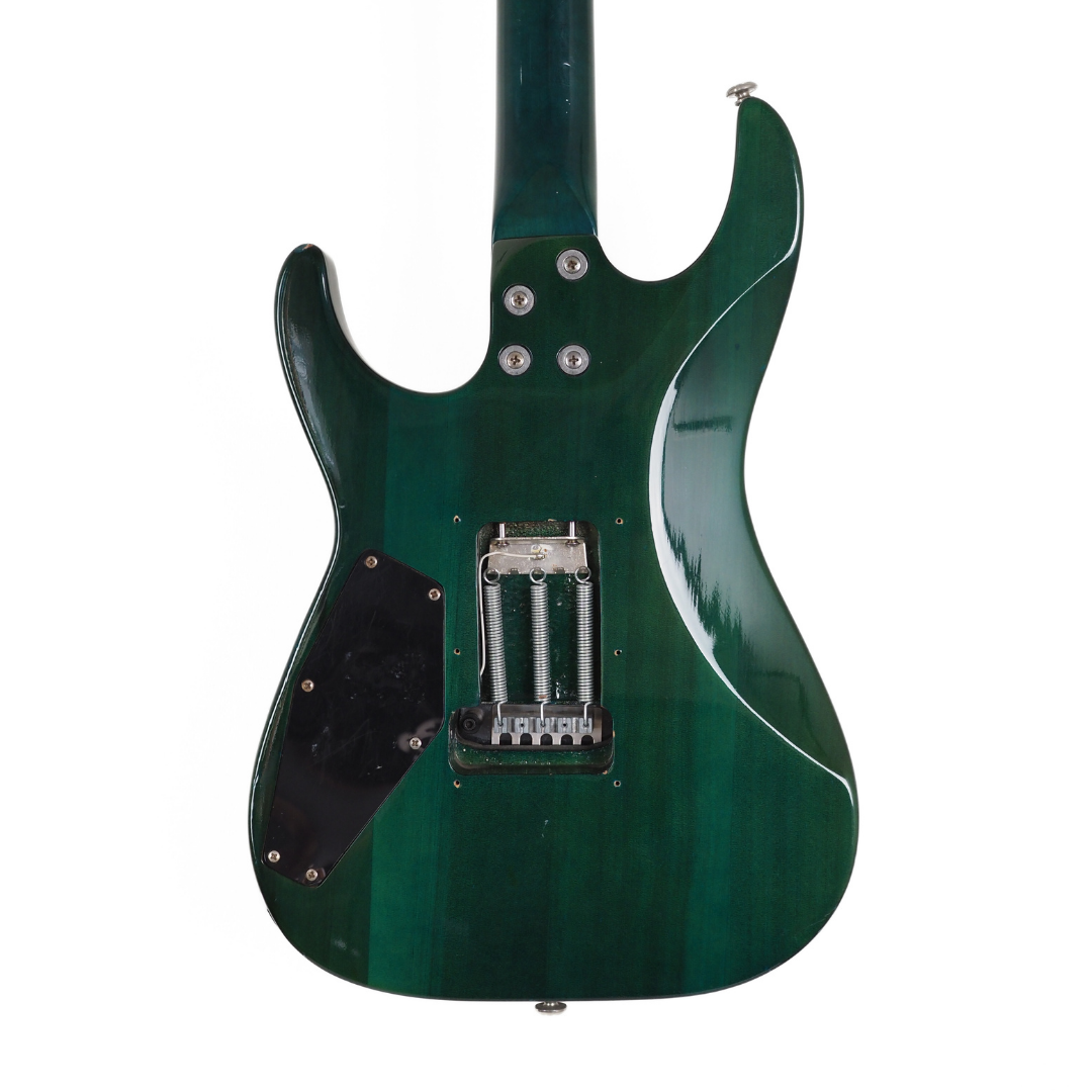 GrassRoots Electric Guitar with Floyd Rose in Gloss Green Burst