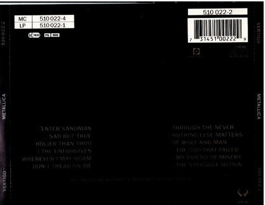 Metallica – Metallica (CD, Album)