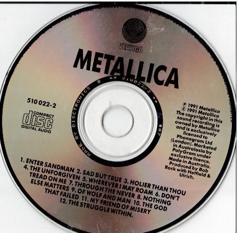 Metallica – Metallica (CD, Album)