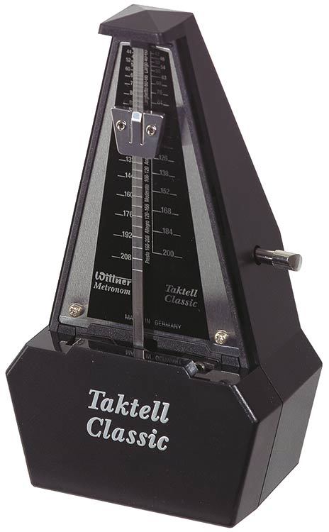 Wittner Taktell Classic Series Metronome in Black/Silver