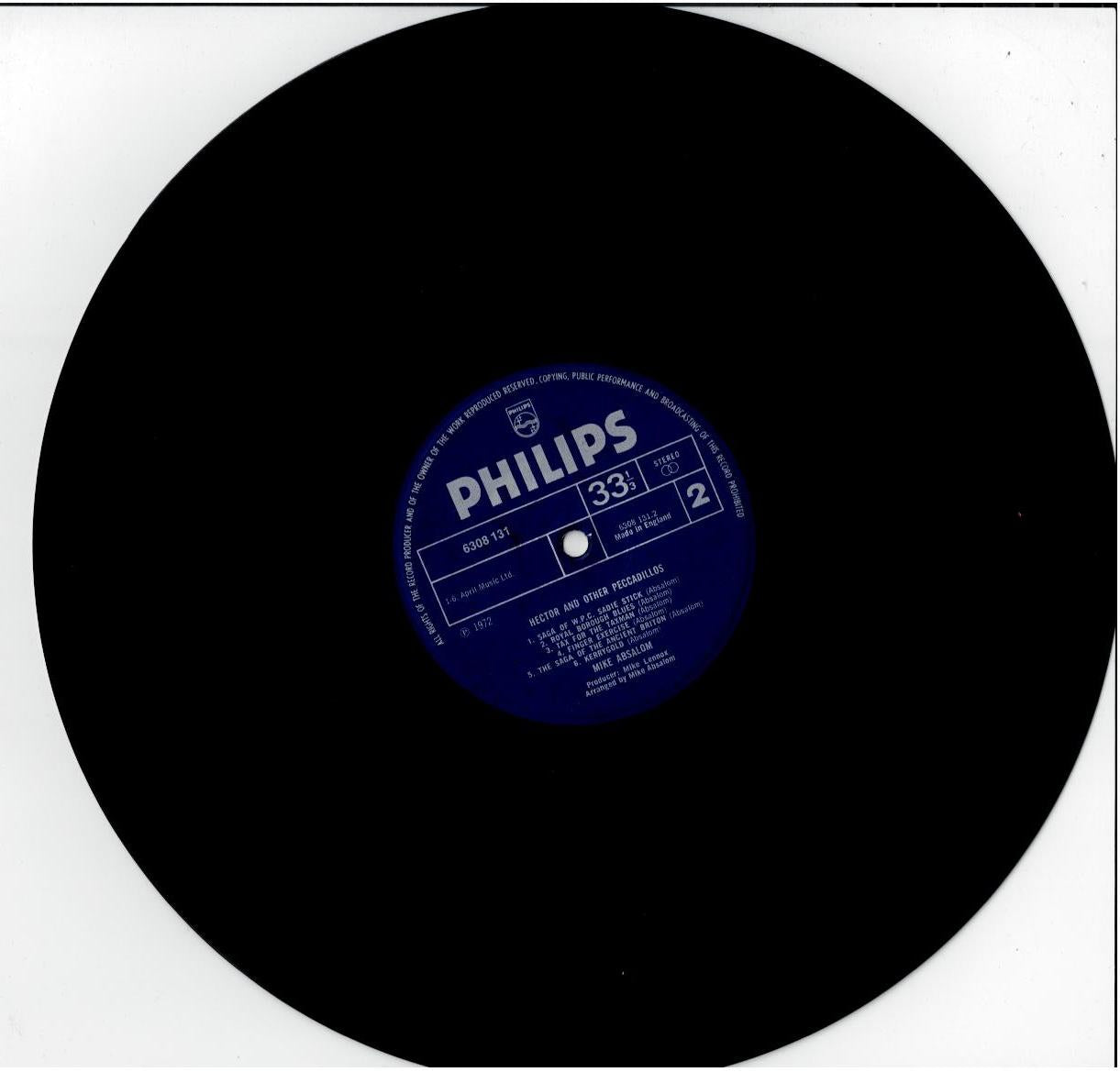 Mike Absalom – Hector And Other Peccadillos (Vinyl, LP, Album, Stereo)