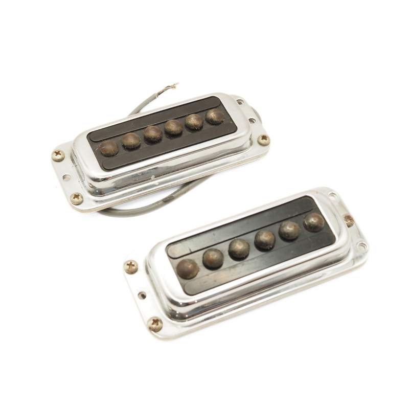 Rickenbacker 300 Series Hi-Gain Single-Coil Guitar Pickup Set (Neck & Bridge, Chrome)