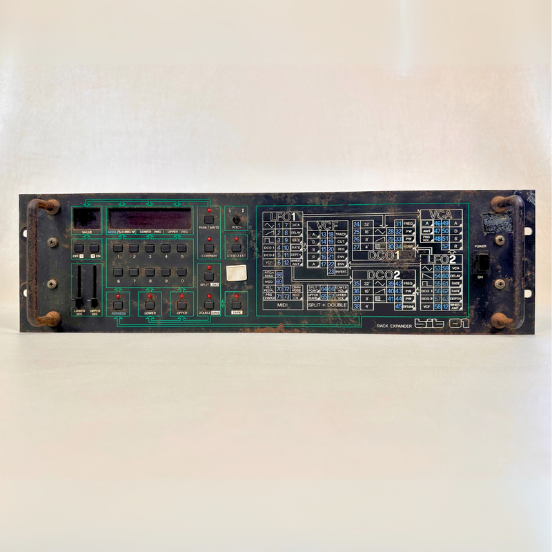 1980s Crumar Bit 01 Expander Rack Mounted Synthesiser