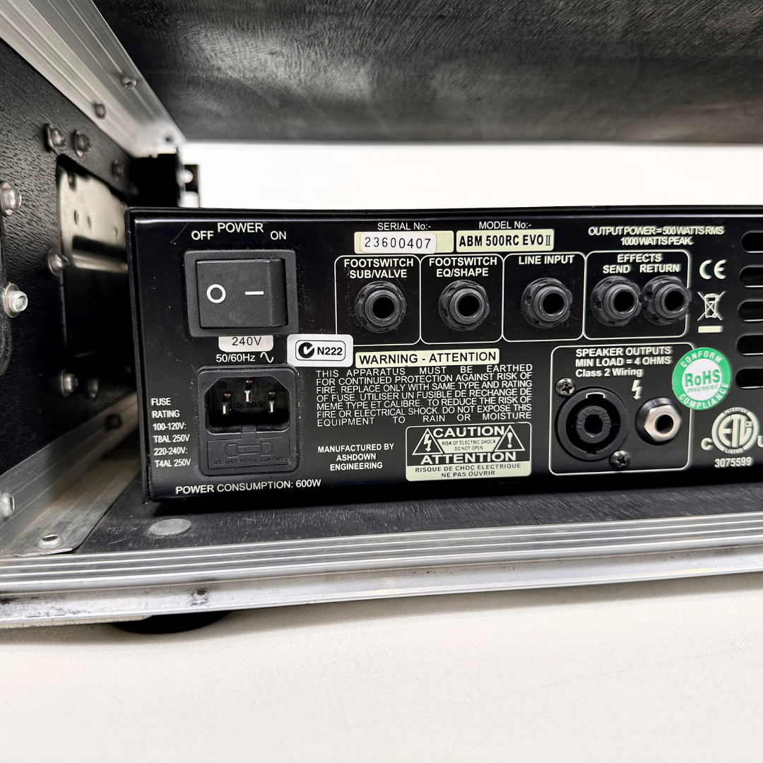 Ashdown Rootmaster RM-500-EVO II Bass Amplifier Head