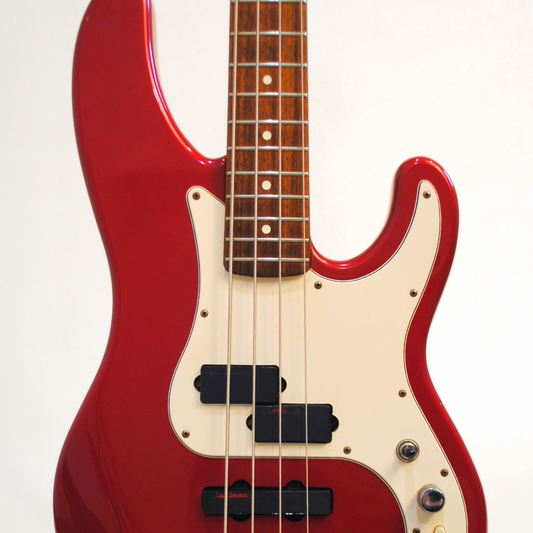 1992 Fender Precision Plus USA Bass Guitar in Lipstick Red