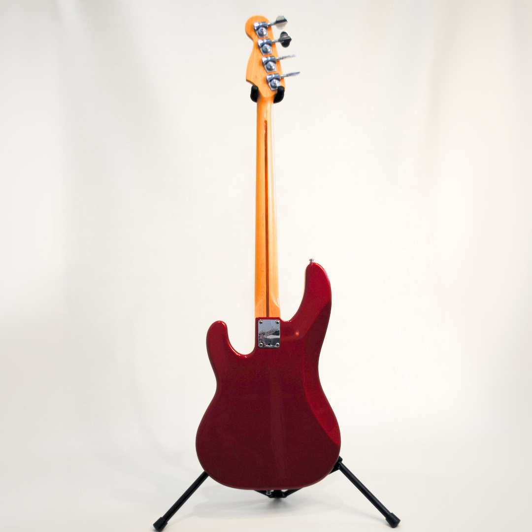 1992 Fender Precision Plus USA Bass Guitar in Lipstick Red