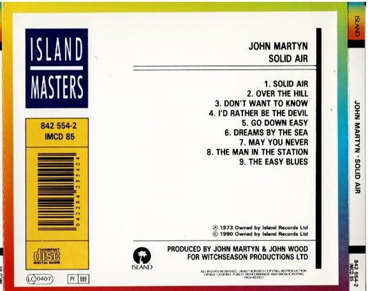 John Martyn – Solid Air (CD, Album, Reissue, Repress)
