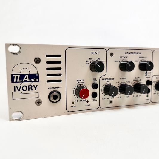 TL Audio 5051 Ivory 2 Series Mono Valve Processor Single-Channel Analogue Channel Strip Rack Mounted Unit