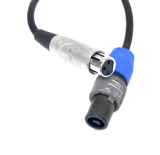 Leem 1ft Speaker Cable (Speakon Female - XLR Female)