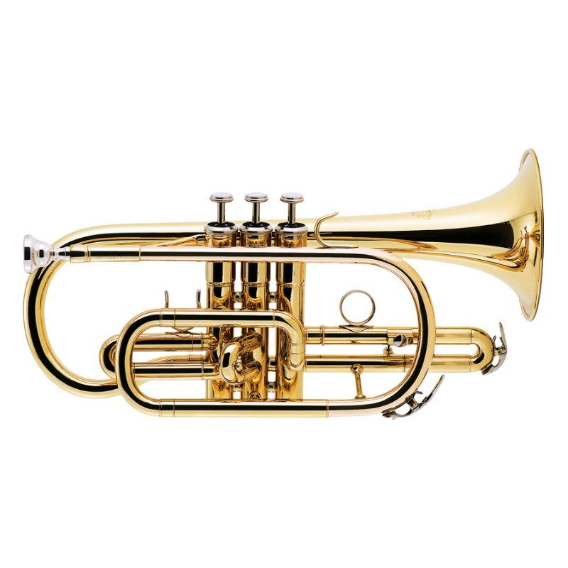 J.Michael CT420 Cornet (Bb) in Clear Lacquer Finish