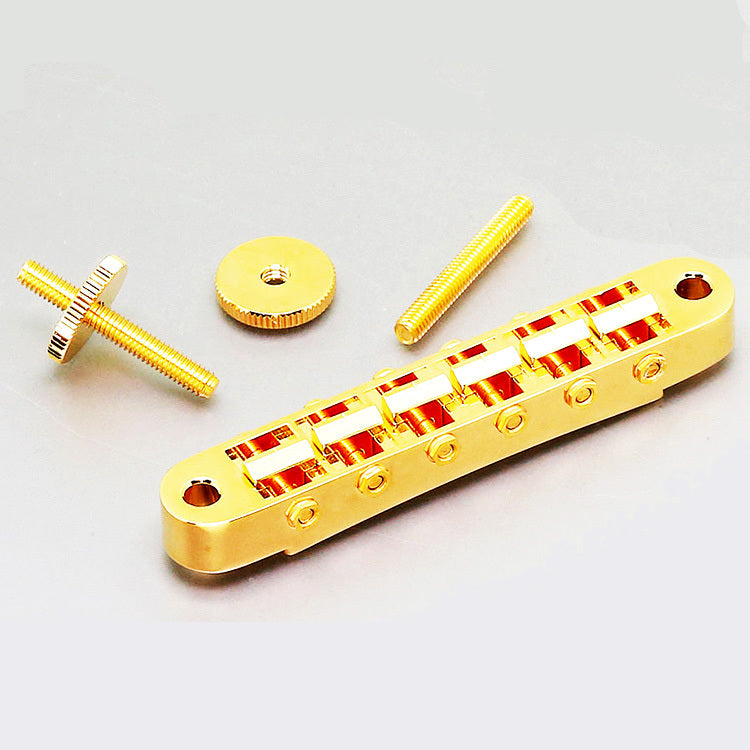 Gotoh AGE103BG GE103B Tune-O-Matic Electric Guitar Bridge (Nashville) in Gold Finish