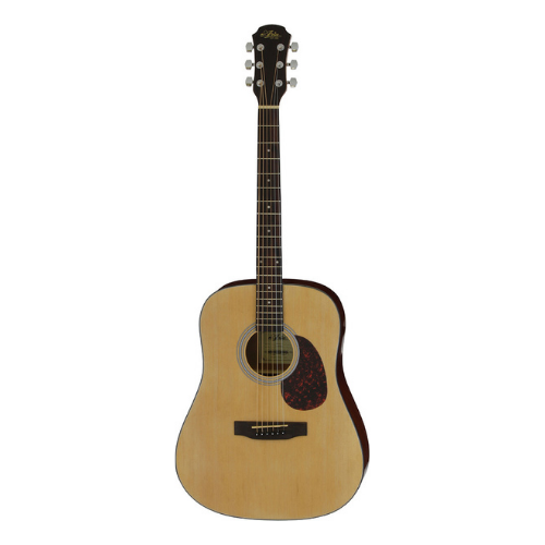 Aria ARADW01MTN ADW-01 Series Dreadnought Acoustic Guitar in Natural Matte Finish