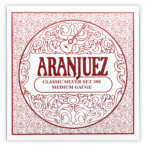 Aranjuez ARANSILV300 Classic Silver 300 Medium Tension Classical Guitar String Set