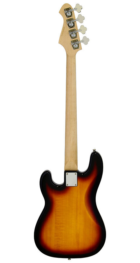 Aria ARSTBPB3TS STB-PB Series Electric Bass Guitar in 3-Tone Sunburst
