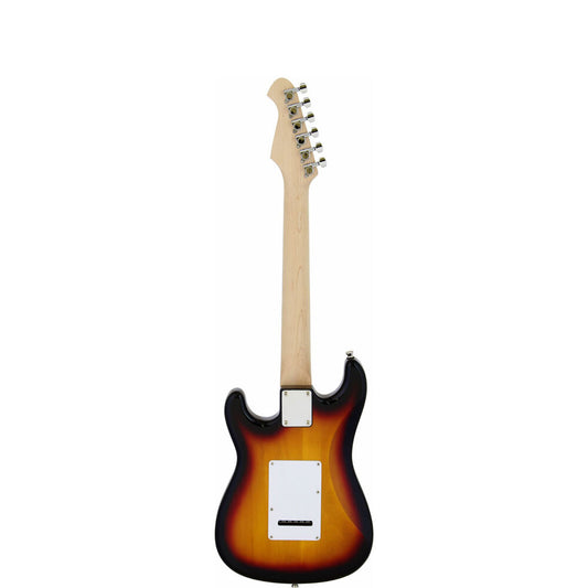 Aria ARSTGMINI3TS STG-MINI Series 3/4 Size Electric Guitar in 3-Tone Sunburst