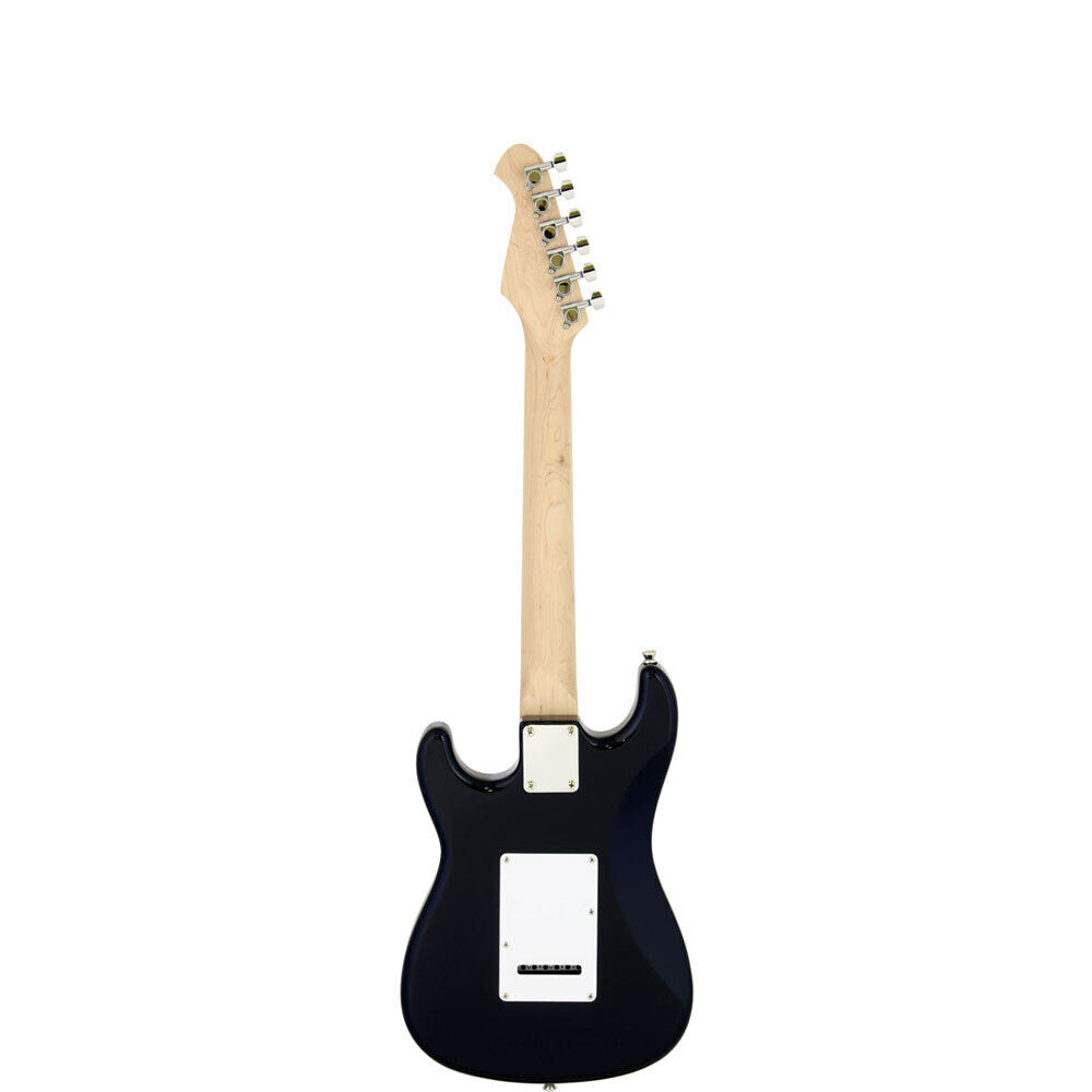 Aria ARSTGMINIBK STG-MINI Series 3/4 Size Electric Guitar in Black