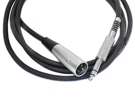 Leem 6ft Microphone Cable (1/4" Straight TRS - XLR Male)