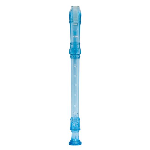 CPK AT33B Blue 3 Piece Transparent Recorder