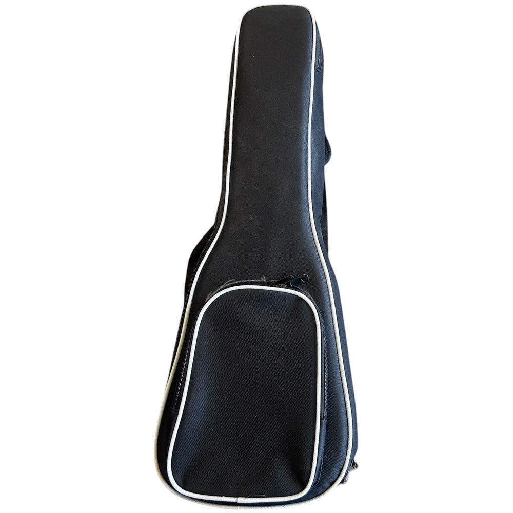 Jose Garcia AUK100TE AU-Series Striped Ebony Tenor Ukulele with Offset Design in Natural Satin Finish
