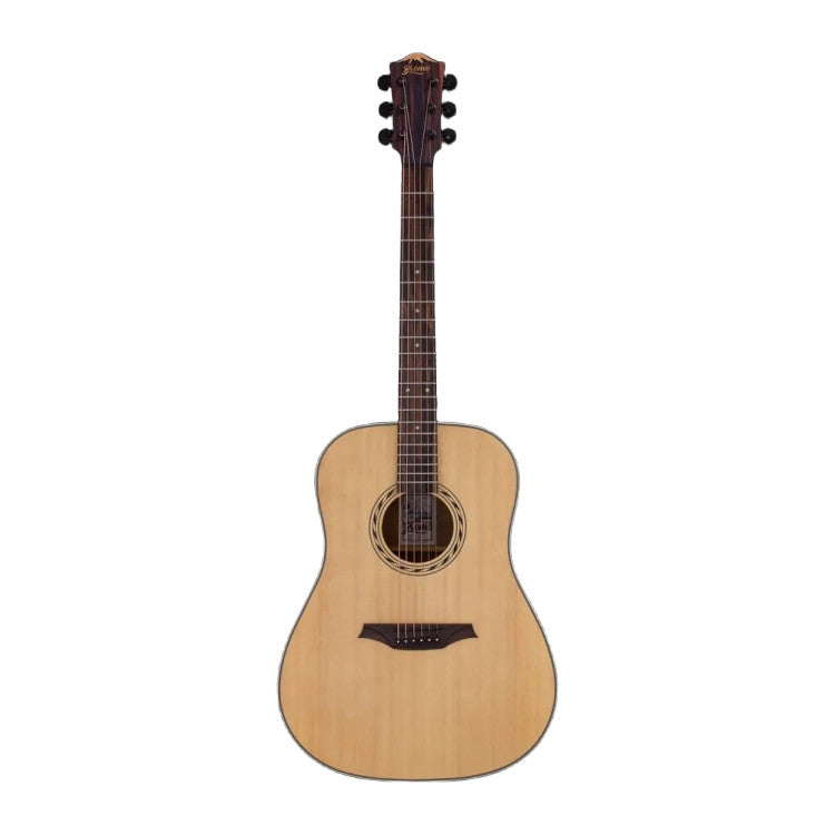 Bromo BAA1 Full-Sized Dreadnought Acoustic Guitar in Natural