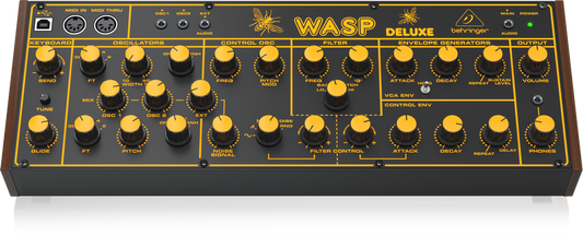 Behringer Wasp Deluxe Hybrid Synthesizer with Dual OSCs & Multi-Mode VCF