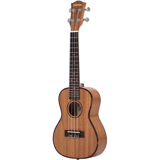 Cascha CASHH2035L Mahogany Series Lefthand Concert Ukulele in Natural Finish