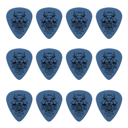 Clayton CLADXS100 Duraplex Standard Guitar Picks (1.00mm) - 12pk