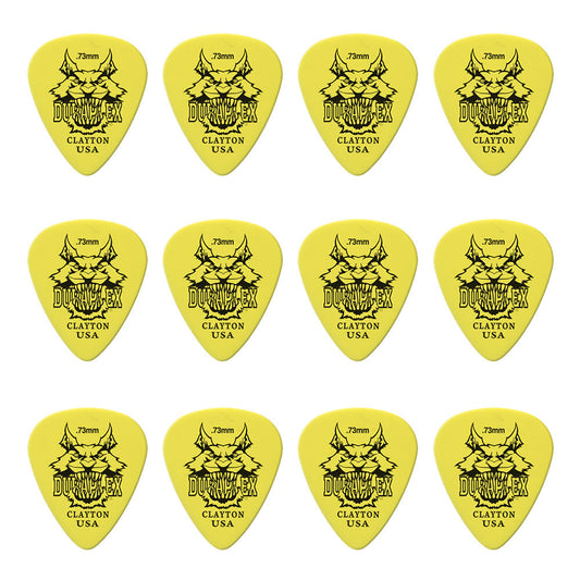 Clayton CLADXS73 Duraplex Standard Guitar Picks (0.73mm) - 12pk