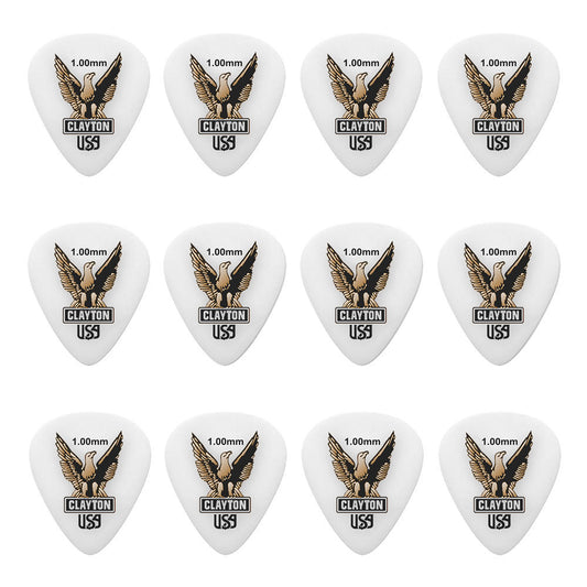 Clayton CLAS100 Acetal Eagle Standard Guitar Picks (1.00mm) - 12pk