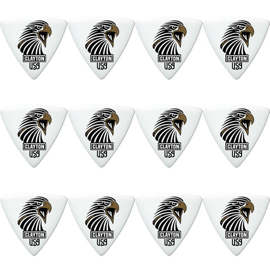 Clayton CLASART100 Acetal Eagle Sharp Triangle Guitar Picks (1.00mm) - 12pk
