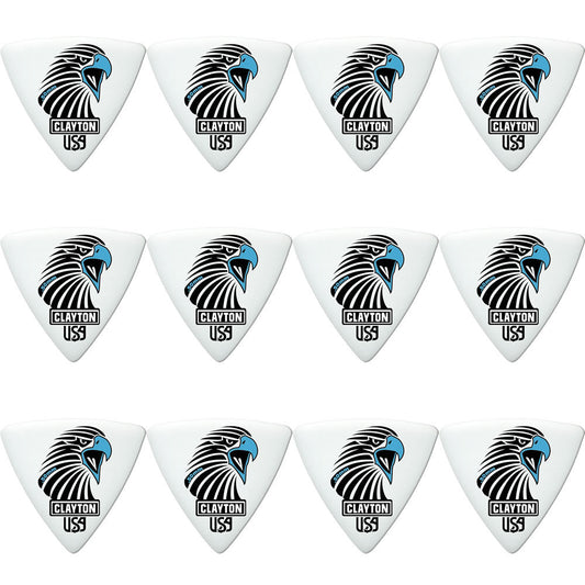 Clayton CLASART50 Acetal Eagle Sharp Triangle Guitar Picks (0.50mm) - 12pk