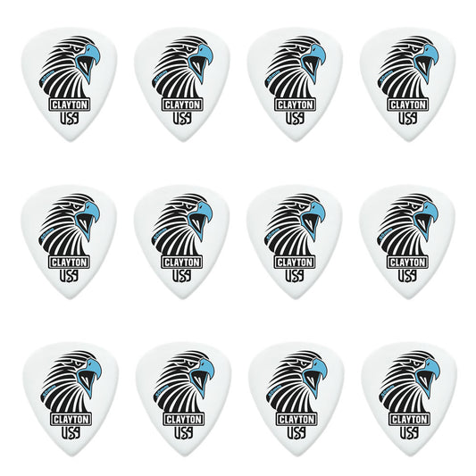 Clayton CLASAS50 Acetal Eagle Sharp Standard Guitar Picks (0.50mm) - 12pk